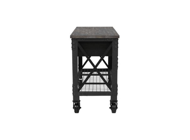 Duramax 72"Wx24"D 3-Drawer Rolling Workbench Aged Espresso 68001E