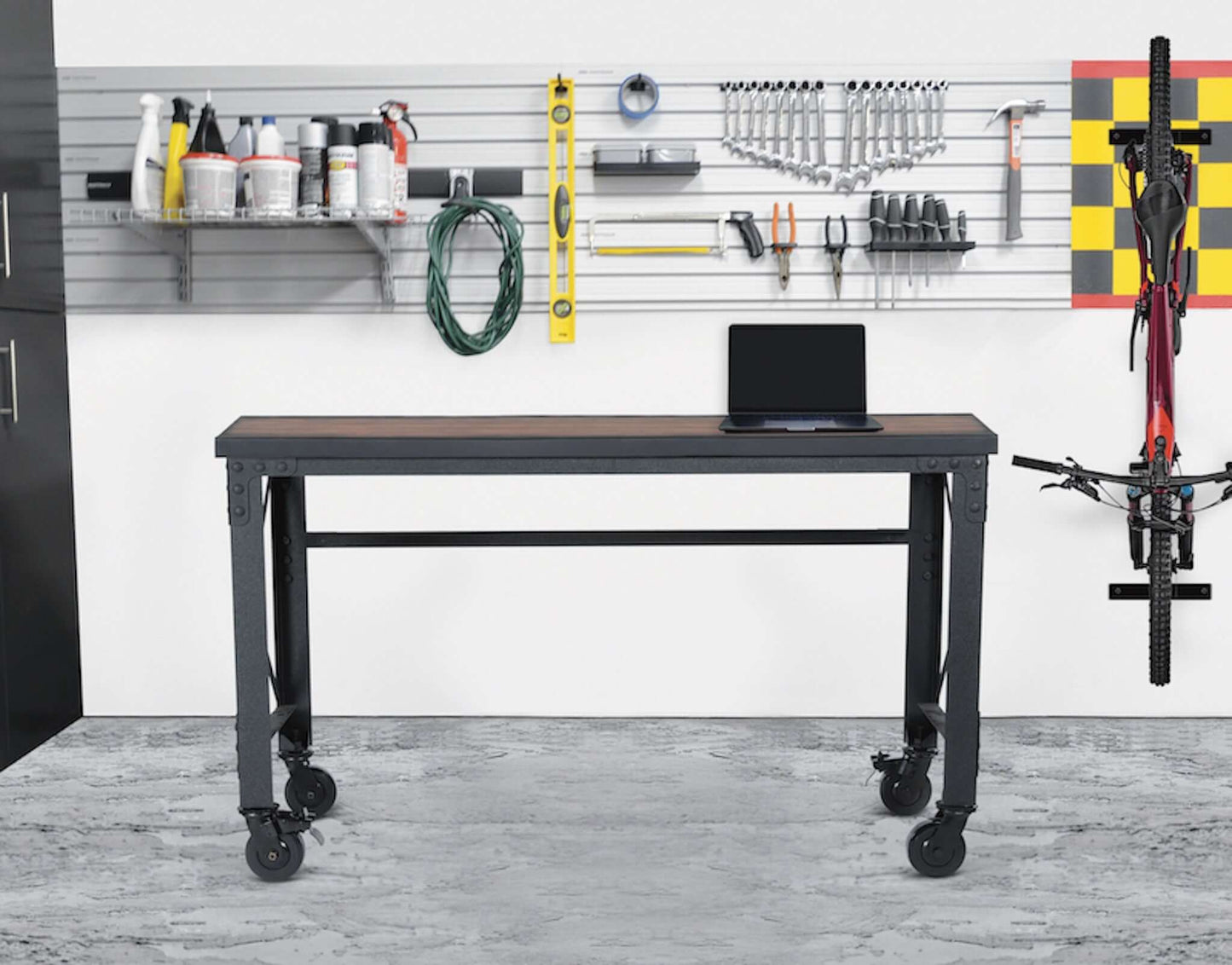 Duramax L62" x D24" x H37" Rolling Worktable No Drawers 68021