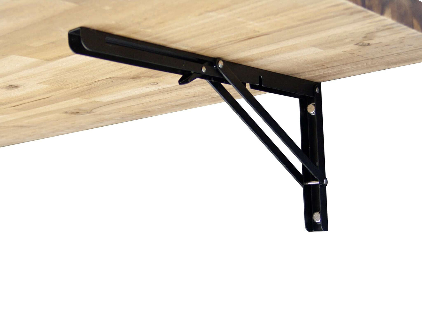 Duramax Spence 48" Wall Mounted Folding Table 68032 close up mounting bracket