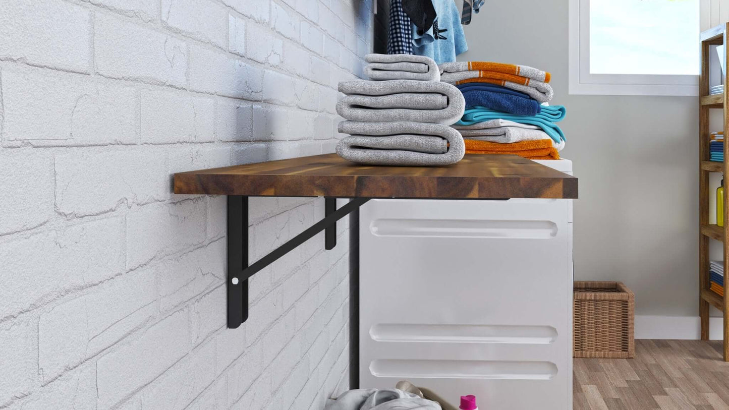 Duramax Spence 48" Wall Mounted Folding Table 68032 lifestyle pic 2