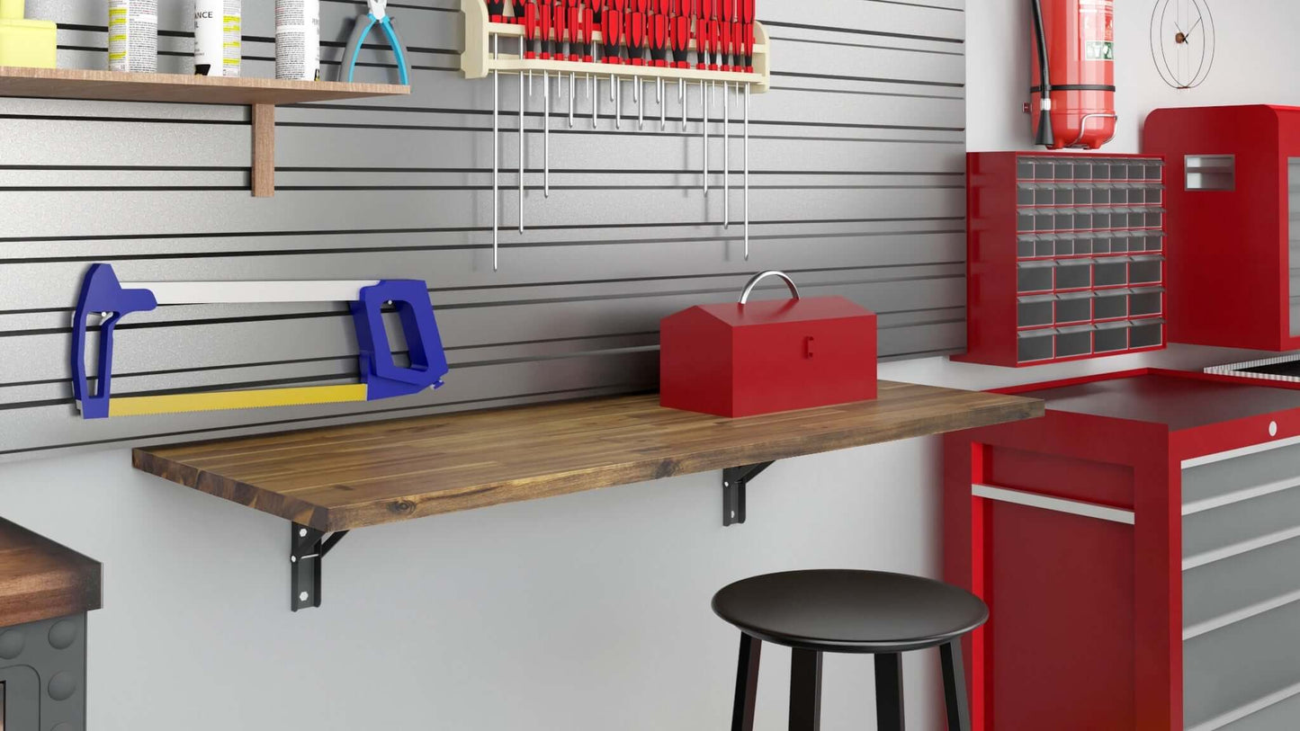 Duramax Spence 48" Wall Mounted Folding Table 68032 lifestyle 3