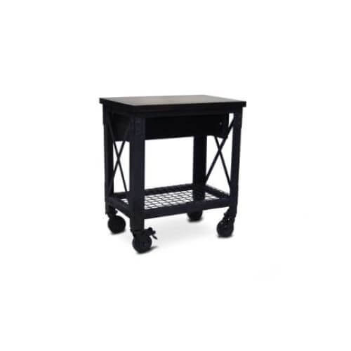 Duramax 27.6 W x 20 D x 37 H Single Drawer Industrial Workbench 68003 - Workbench quarter side view left