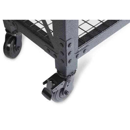 Duramax 27.6 W x 20 D x 37 H Single Drawer Industrial Workbench 68003 - Workbench roller close up