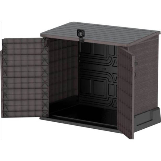 Duramax Storeaway 850L Brown 86621 open