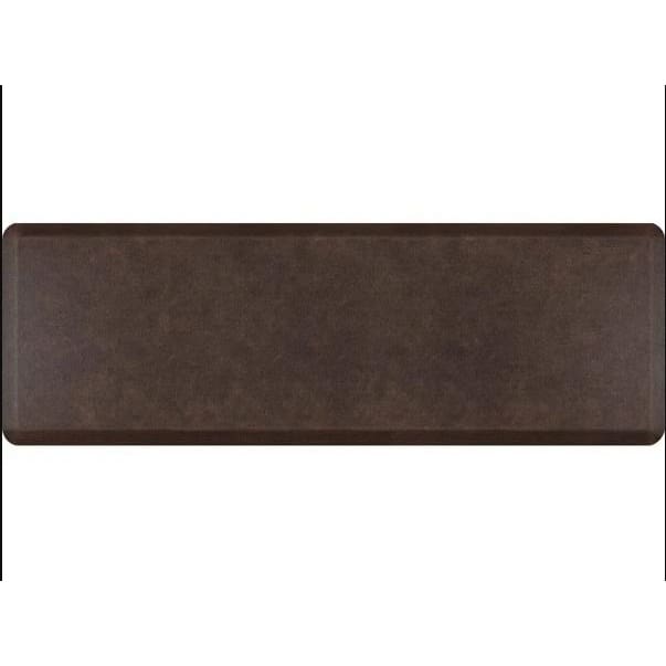 WellnessMats Linen Antique Mat Collection 6 X 2 X 3/4 - Antique Dark - WellnessMat A popular floor mat with elegant design. A kitchen mat that gives padded support.