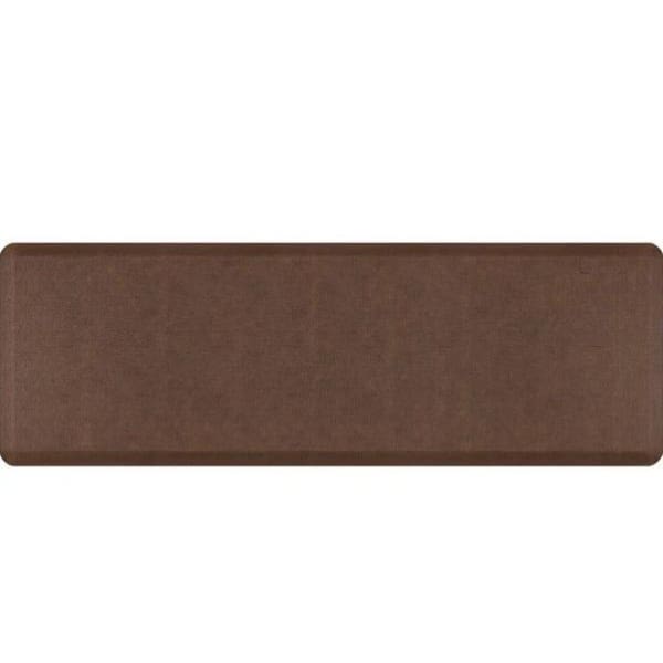 WellnessMats Linen Antique Mat Collection 6 X 2 X 3/4 - Antique Light - WellnessMat A floor mat that has smooth surface. An ergo mat that gives comfort and relaxation while working in the kitchen or in any part of the house.
