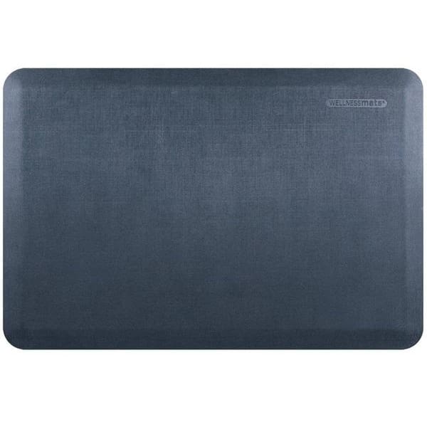 WellnessMats Linen Collection 3 X 2 X 3/4 - Lagoon - WellnessMat A floor mat that has smooth surface. An ergo mat that gives comfort and relaxation while working in the kitchen or in any part of the house.