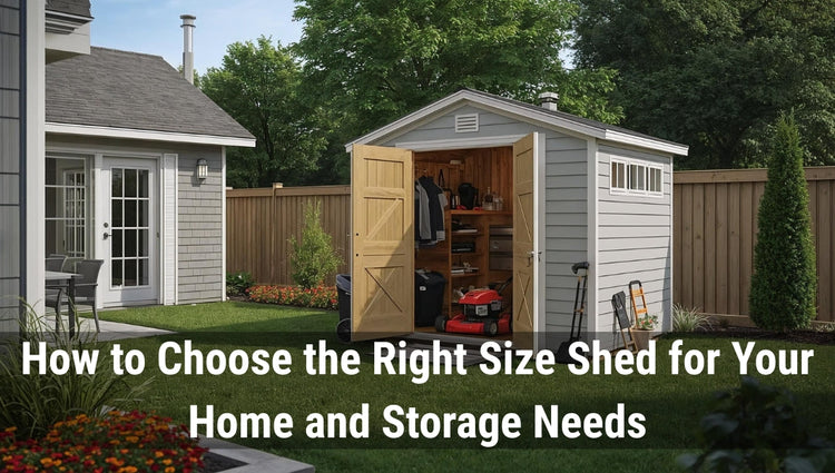 How to Choose the Right Size Shed for Your Home and Storage Needs