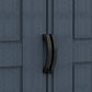 Duramax RidgeLine 10.5x10.5 vinyl storage shed 10124 double-door handle detail