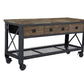 Duramax 72"Wx24"D 3-Drawer Rolling Workbench Aged Macadamia 68001M