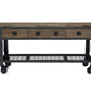 Duramax 72"Wx24"D 3-Drawer Rolling Workbench Aged Macadamia 68001M