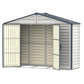 Duramax Ridgeline 10.5x3 Narrow Vinyl Storage Shed 10103
