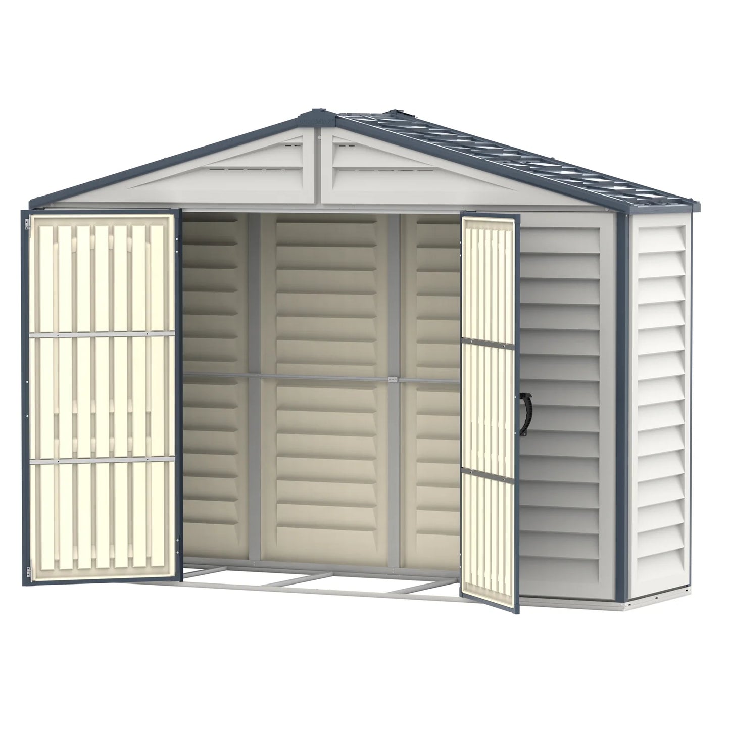 Duramax Ridgeline 10.5x3 Narrow Vinyl Storage Shed 10103
