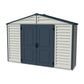 Duramax Ridgeline 10.5x3 Narrow Vinyl Storage Shed 10103