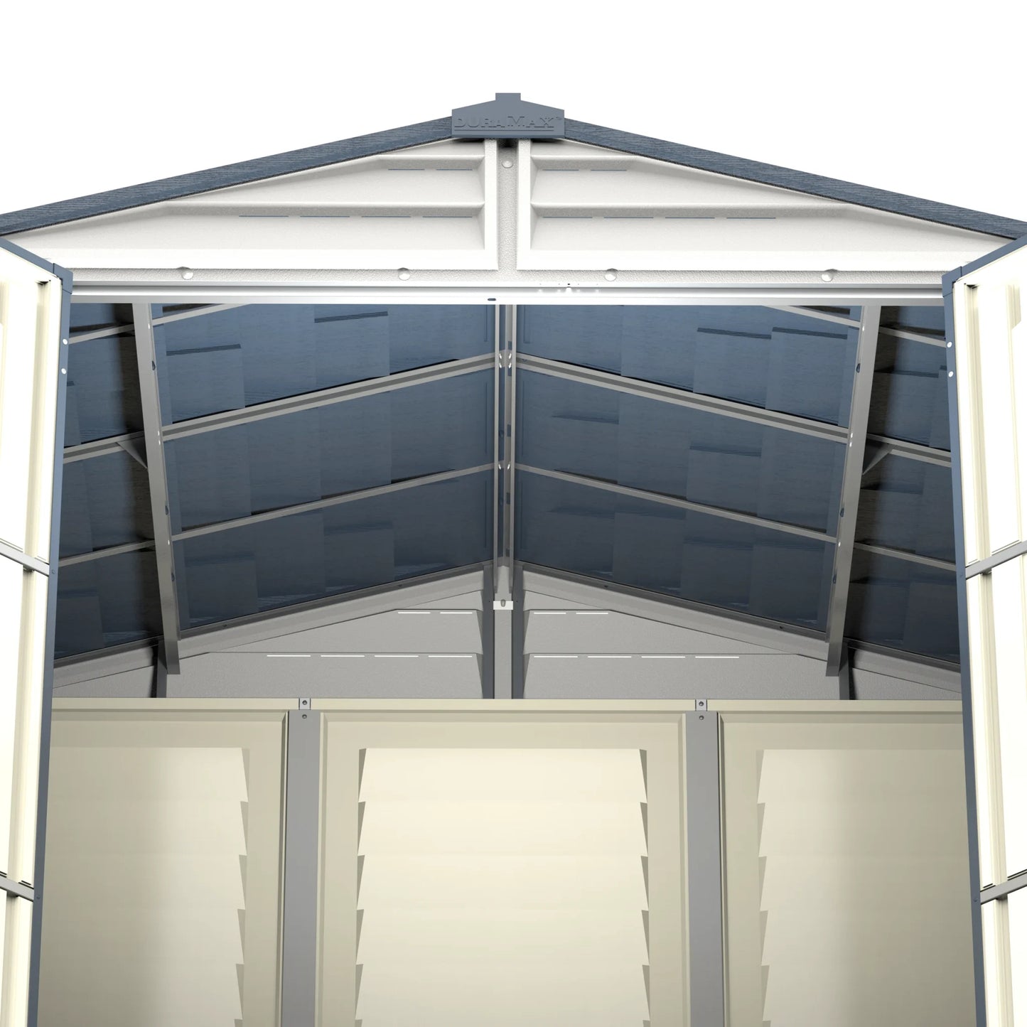 Duramax Ridgeline 8x6 Vinyl Storage Shed 10086