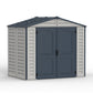 Duramax Ridgeline 8x6 Vinyl Storage Shed 10086