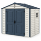 Duramax Ridgeline 8x6 Vinyl Storage Shed 10086