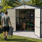 Duramax Ridgeline 8x6 Vinyl Storage Shed 10086