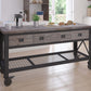 Duramax 72"Wx24"D 3-Drawer Rolling Workbench Aged Espresso 68001E