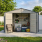 Duramax Ridgeline 10.5x3 Narrow Vinyl Storage Shed 10103