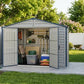 Duramax Ridgeline 10.5x3 Narrow Vinyl Storage Shed 10103