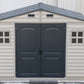Woodside Plus 10'x8' Adobe with Foundation 30227 full front doors closed