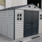 Woodside Plus 10'x8' Adobe with Foundation 30227front angle