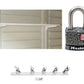 shed accessory kit lock tool hanger shelf kit