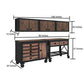 Duramax 5-Piece Garage Storage Combo Set with Workbench, Tool Chest and Wall Cabinets
