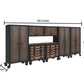 Duramax 7-Piece Garage Storage Combo Set with Tool Chests, Wall Cabinets and Free Standing Cabinets