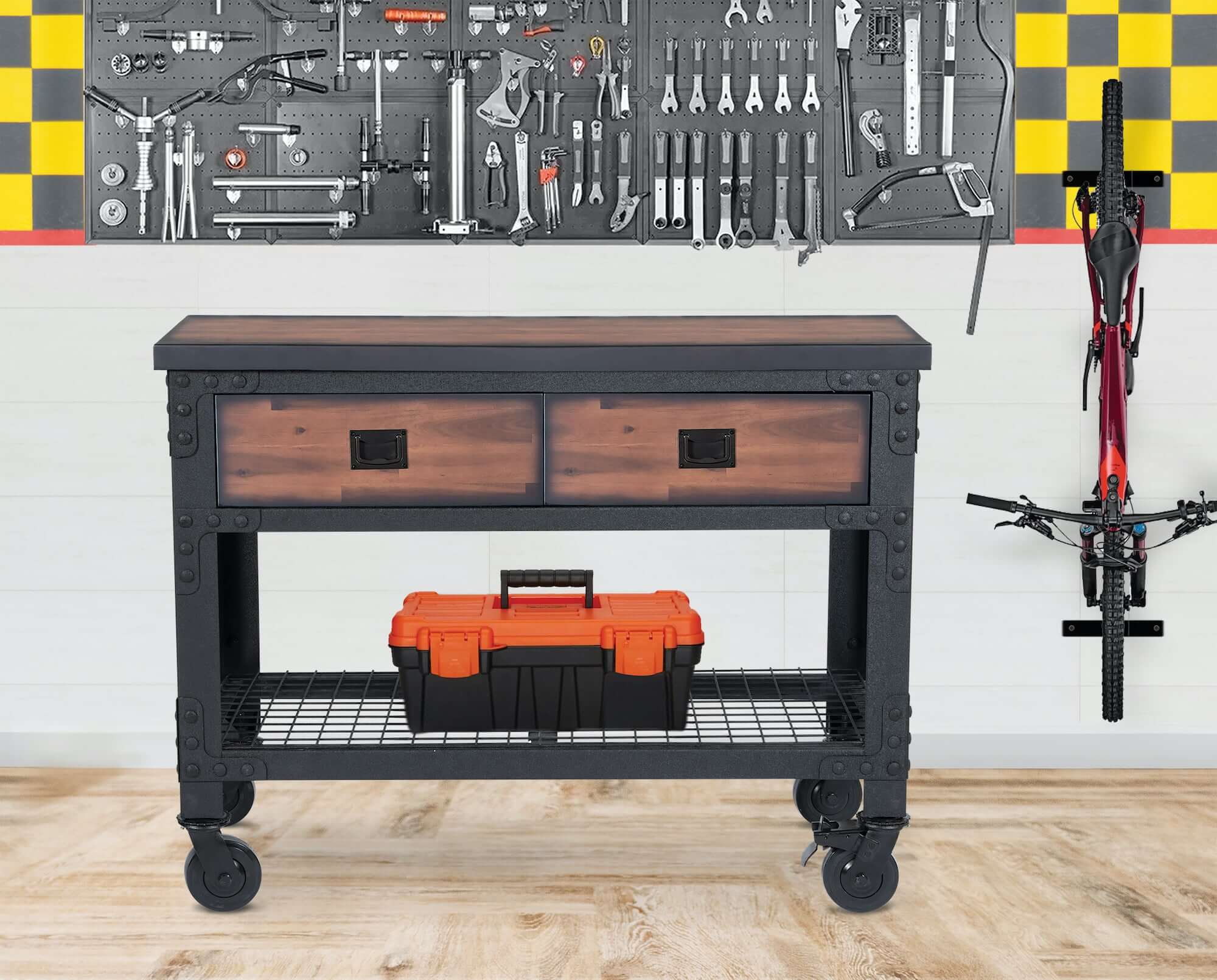 Duramax 48" x 24" 2 Drawer Industrial Workbench 68002