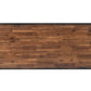 Duramax Jackson 62" Industrial Metal & Wood desk with drawers 68050 top down view