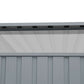 Duramax 8x6 Top Pent Roof w/ Skylight - Light Gray 20552