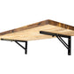 Duramax 10 Piece-Garage Storage Combo Set with angle view of folding table