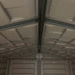 Duramax 5' x 8' YardMate Pent Plus w/floor 35825 interior ceiling seen from below