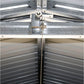 Duramax 12 x 20 Imperial Metal Garage Off White Brown 50931 - Imperial Metal Garage