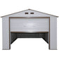 Duramax 12 x 26 Imperial Metal Garage Off White Brown 55131 - Imperial Metal Garage