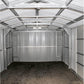 Duramax 12x20 Imperial Metal Garage Dark Gray w/ White Trim 50951 - Imperial Metal Garage