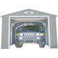 Duramax 12x20 Imperial Metal Garage Light Gray w/Off White 50952 - Imperial Metal Garage