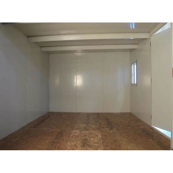 Duramax 13' x 10' Flat Roof Insulated Building 30832 interior view with plywood floor