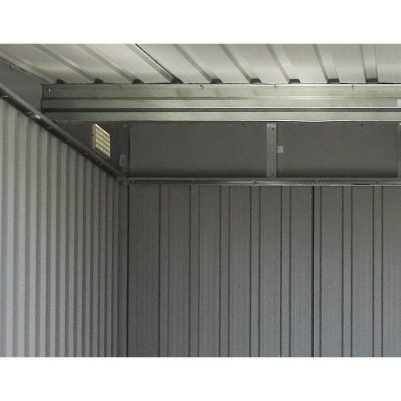 Duramax 6 x 6 Bicycle Store 73051 - Metal Shed interior view of roof