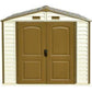 Duramax 8 x 6 StoreAll Vinyl Shed with Foundation 30115 - StoreAll Vinyl Shed