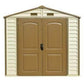 Duramax 8 x 6 StoreAll Vinyl Shed with Foundation 30115 - StoreAll Vinyl Shed