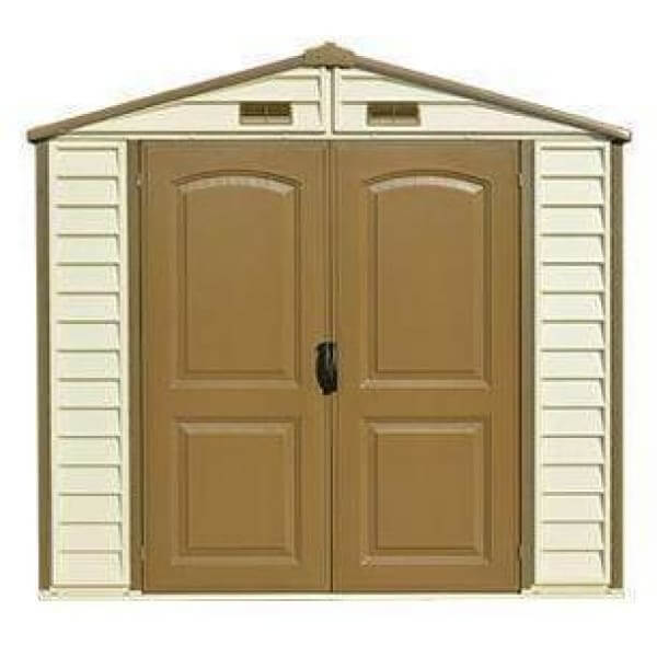 Duramax 8 x 6 StoreAll Vinyl Shed with Foundation 30115 - StoreAll Vinyl Shed