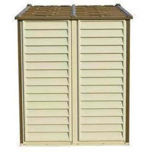 Duramax 8 x 6 StoreAll Vinyl Shed with Foundation 30115 - StoreAll Vinyl Shed