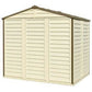 Duramax 8 x 6 StoreAll Vinyl Shed with Foundation 30115 - StoreAll Vinyl Shed