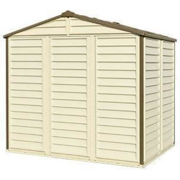 Duramax 8 x 6 StoreAll Vinyl Shed with Foundation 30115 - StoreAll Vinyl Shed