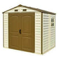 Duramax 8 x 6 StoreAll Vinyl Shed with Foundation 30115 - StoreAll Vinyl Shed