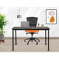 Duramax Atlas Desk Brown/ English Walnut 68056 lifestyle pic in home.