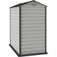 Duramax EverMore 4' x 6' Vinyl Storage Shed 30625 rear